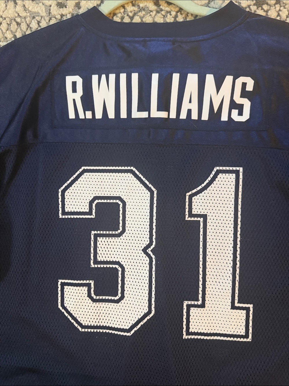 Cowboys Men's Navy #31 Football Jersey - Large